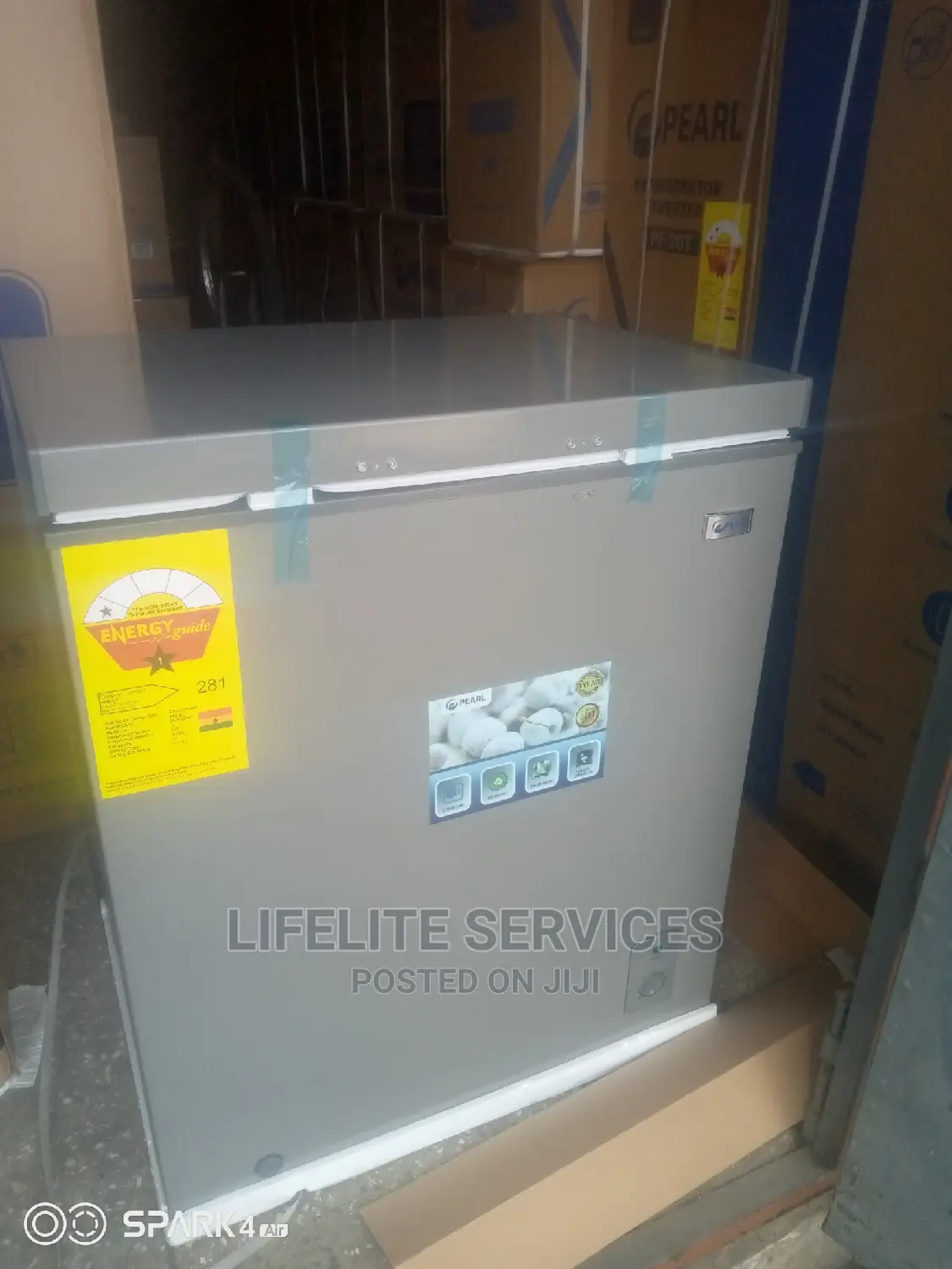 Fast Cooling Freezer- Pearl 147litred
