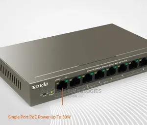 Photo - Tenda 8port Poe Gigabit Switch