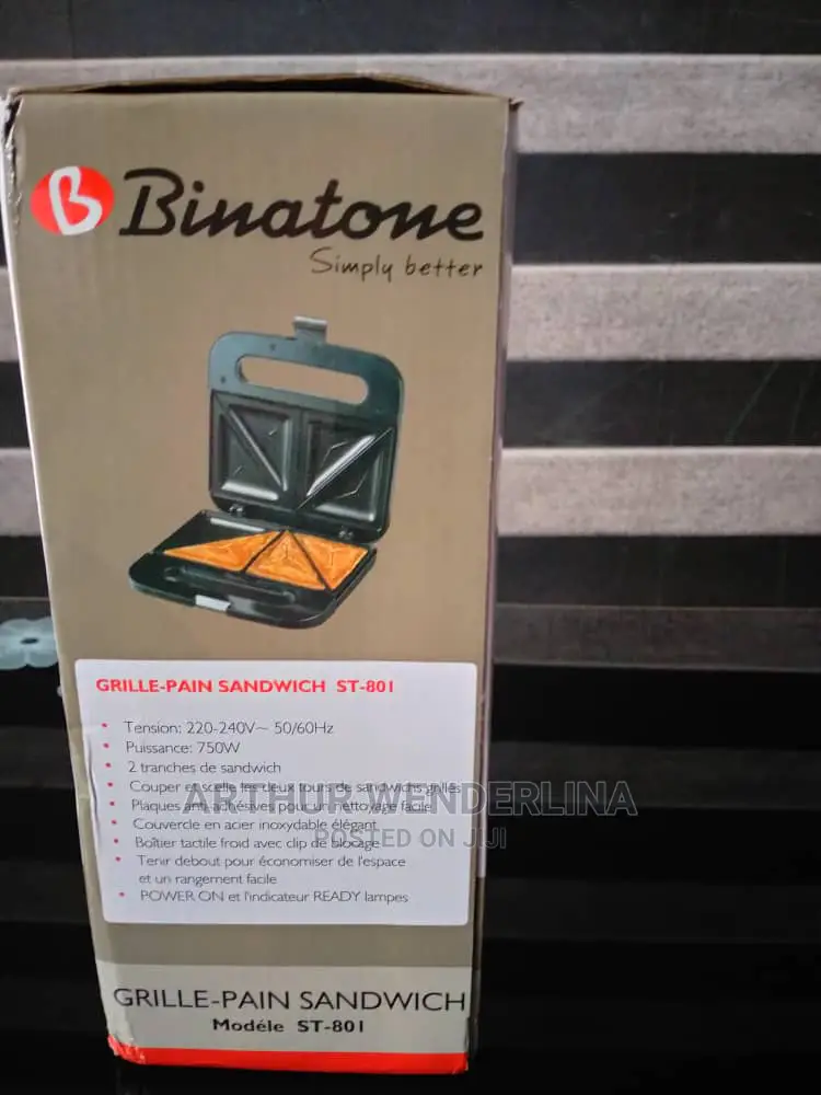 Binatone Binatone Sandwich Maker ST 801- Black