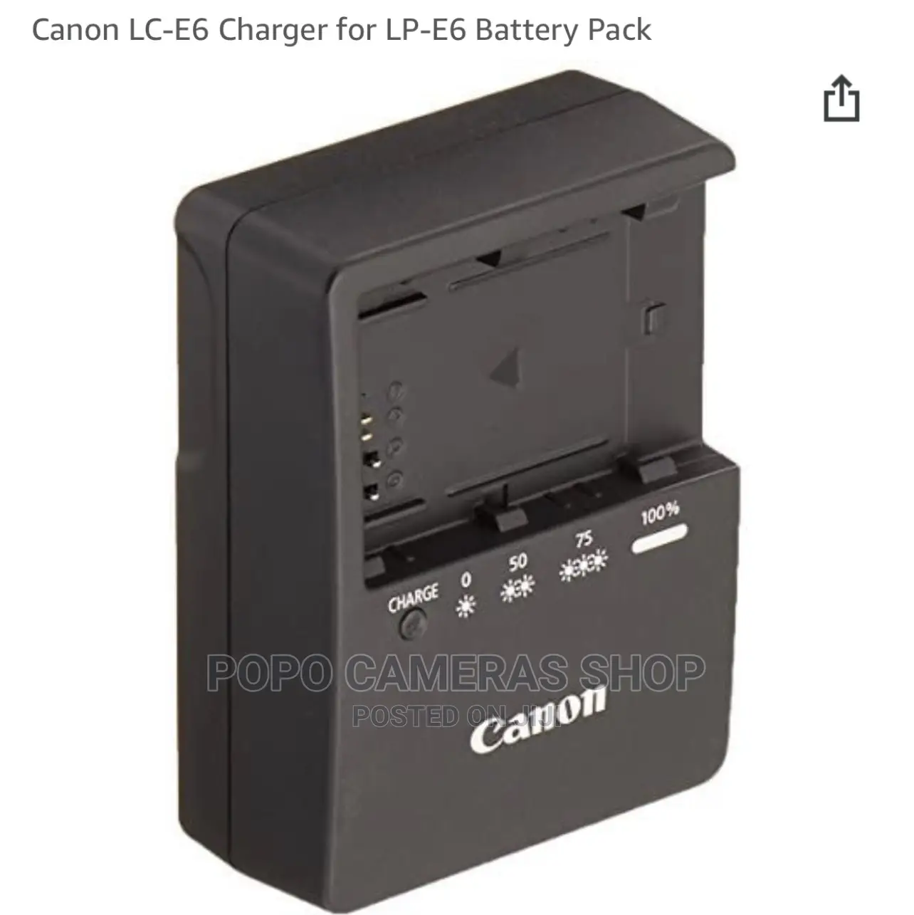 Canon LP E6 Charger