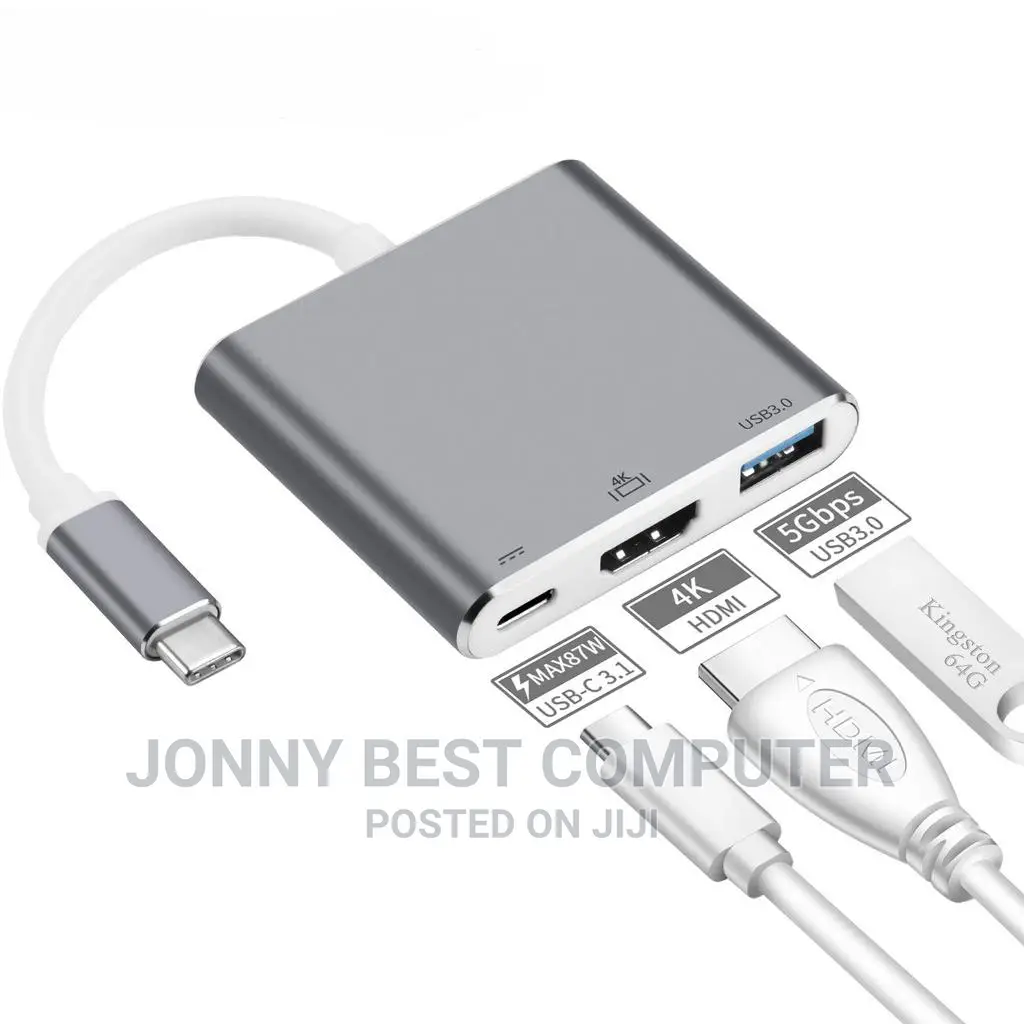 Type C 3 in 1 HDMI Converter