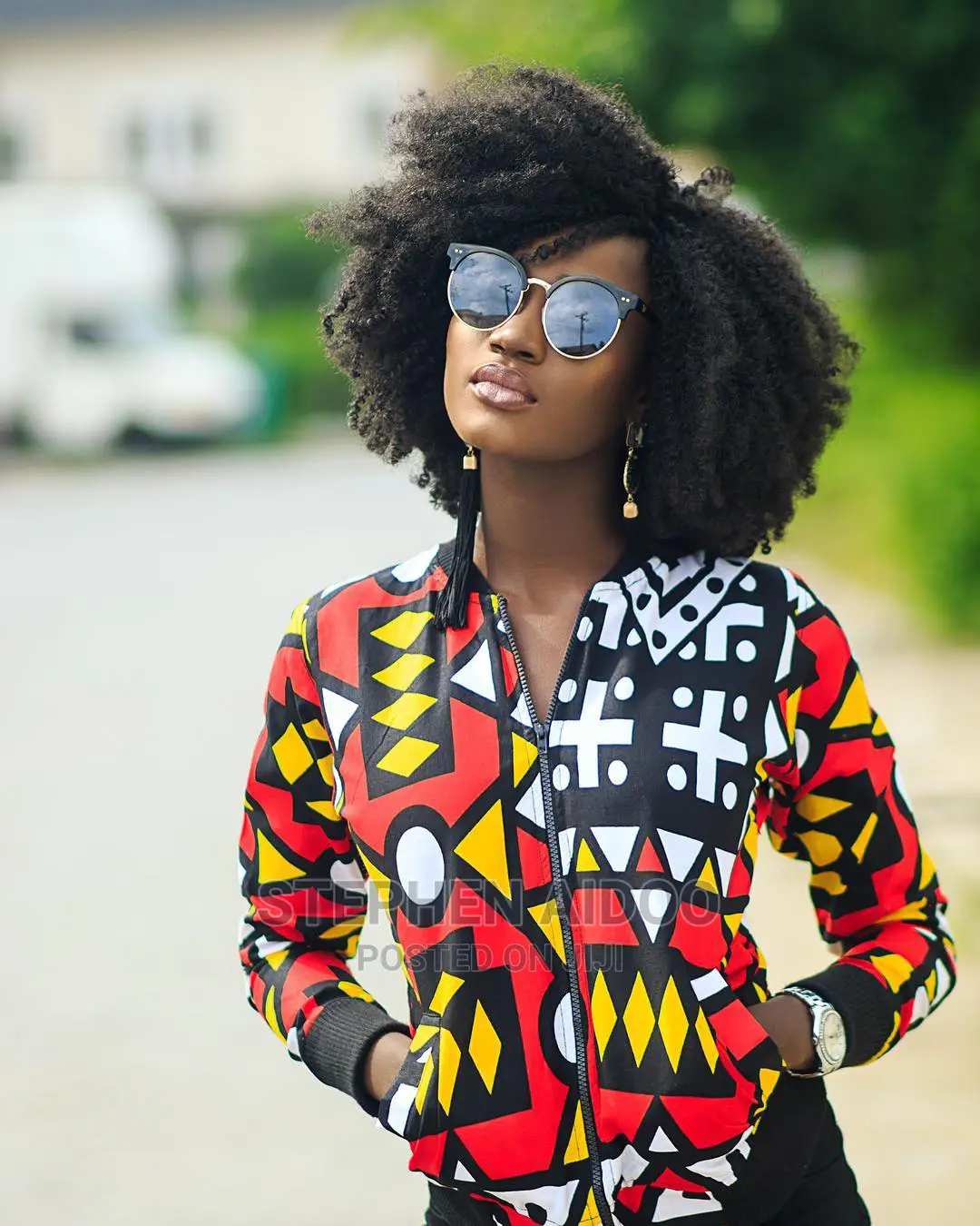 African Bomber Jacket