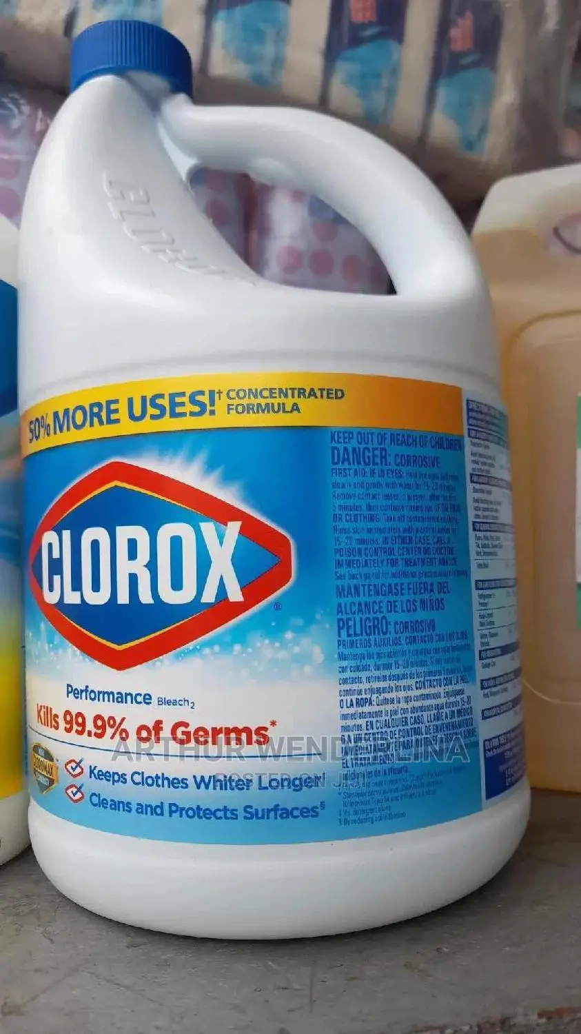 USA Clorox Commercial Germicidal Bleach Liquid - 3.57L