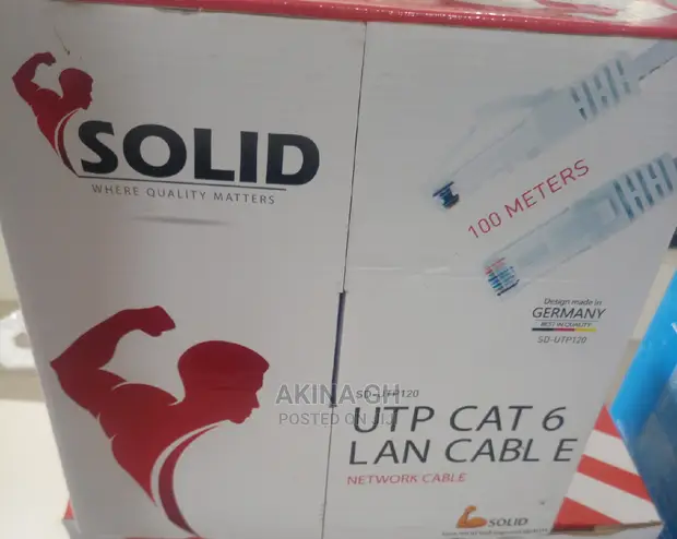 Solid Cat 6 Utp Cable 100 Meters 2