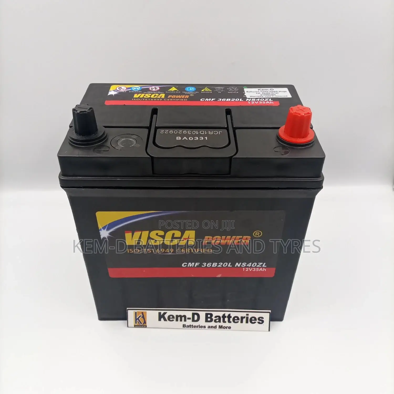 11 Plates Visca Battery + Delivery
