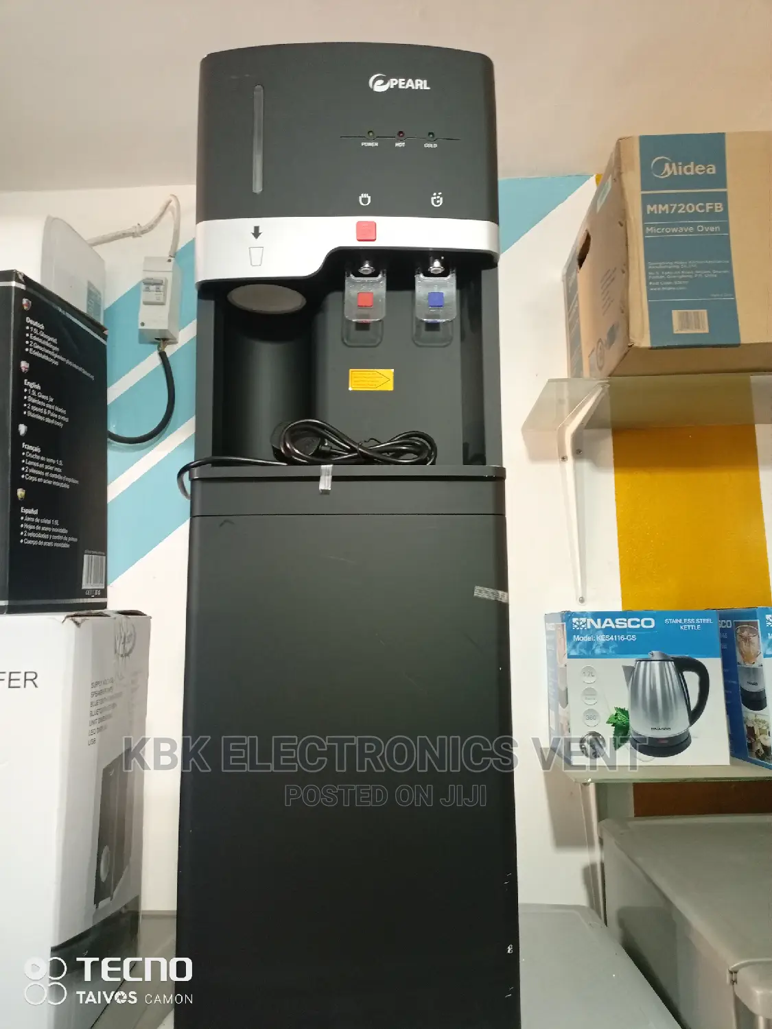Pearl 16ltr Water Dispenser+ Fridge