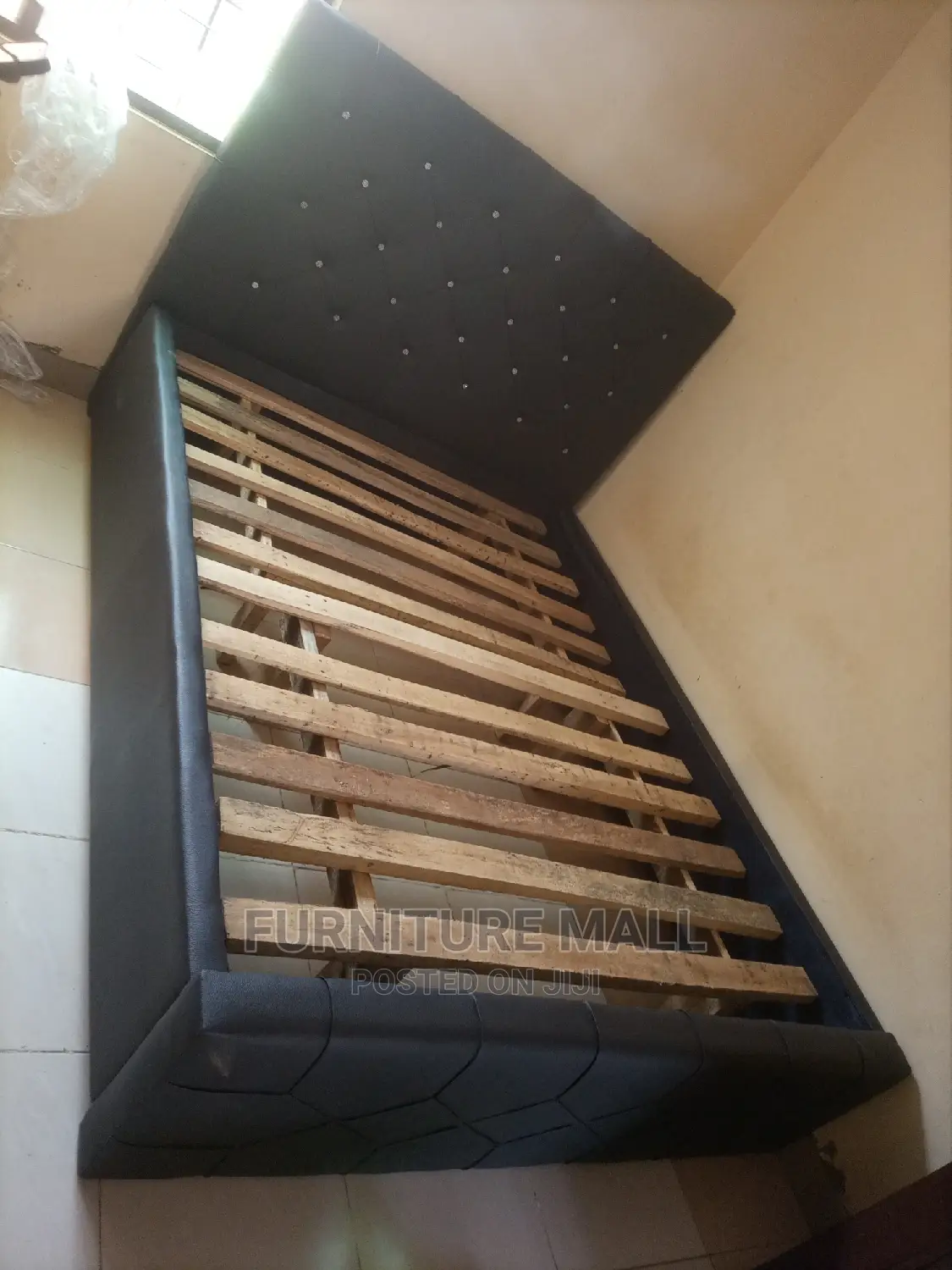 Calssic Black Double Bed. Free Delivery