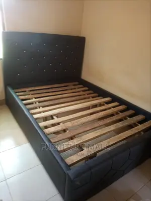 Calssic Black Double Bed. Free Delivery