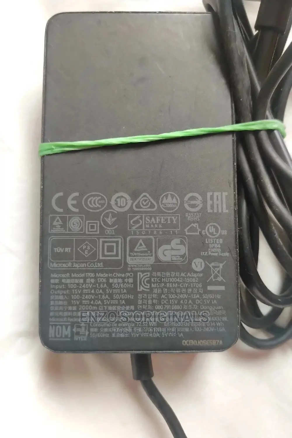 Microsoft Surface Book Charger 65watt Surface Pro X