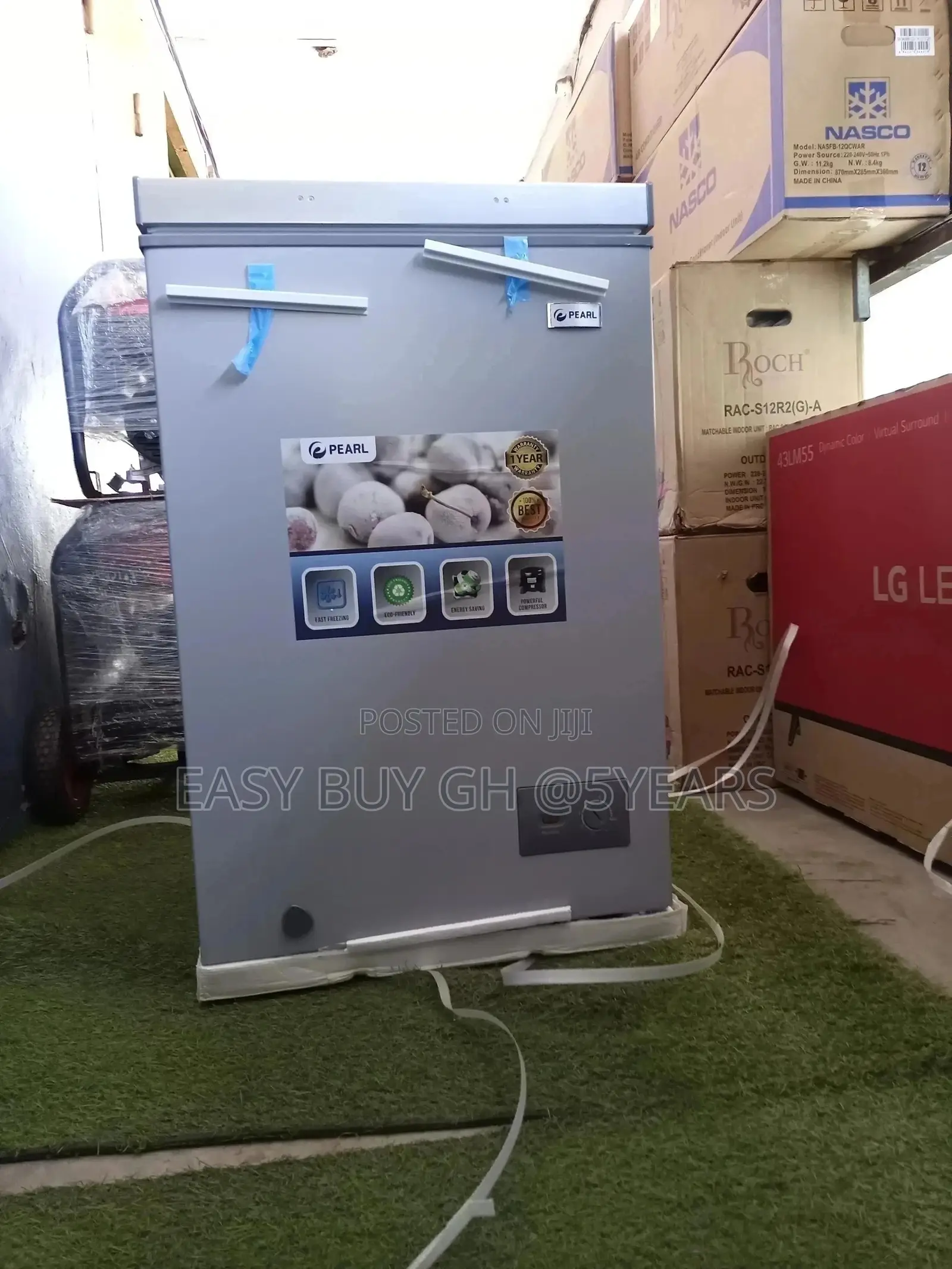 Deep Pearl Durable 100ltrs Chest Freezer + Inbuilt Freeze