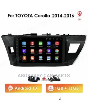 Toyota Corolla 2014 To 2016 Android Player Available