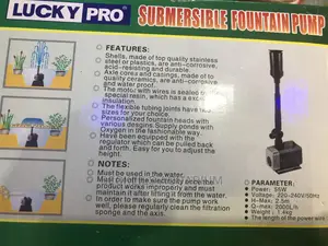 Submersible Fountain Pumps