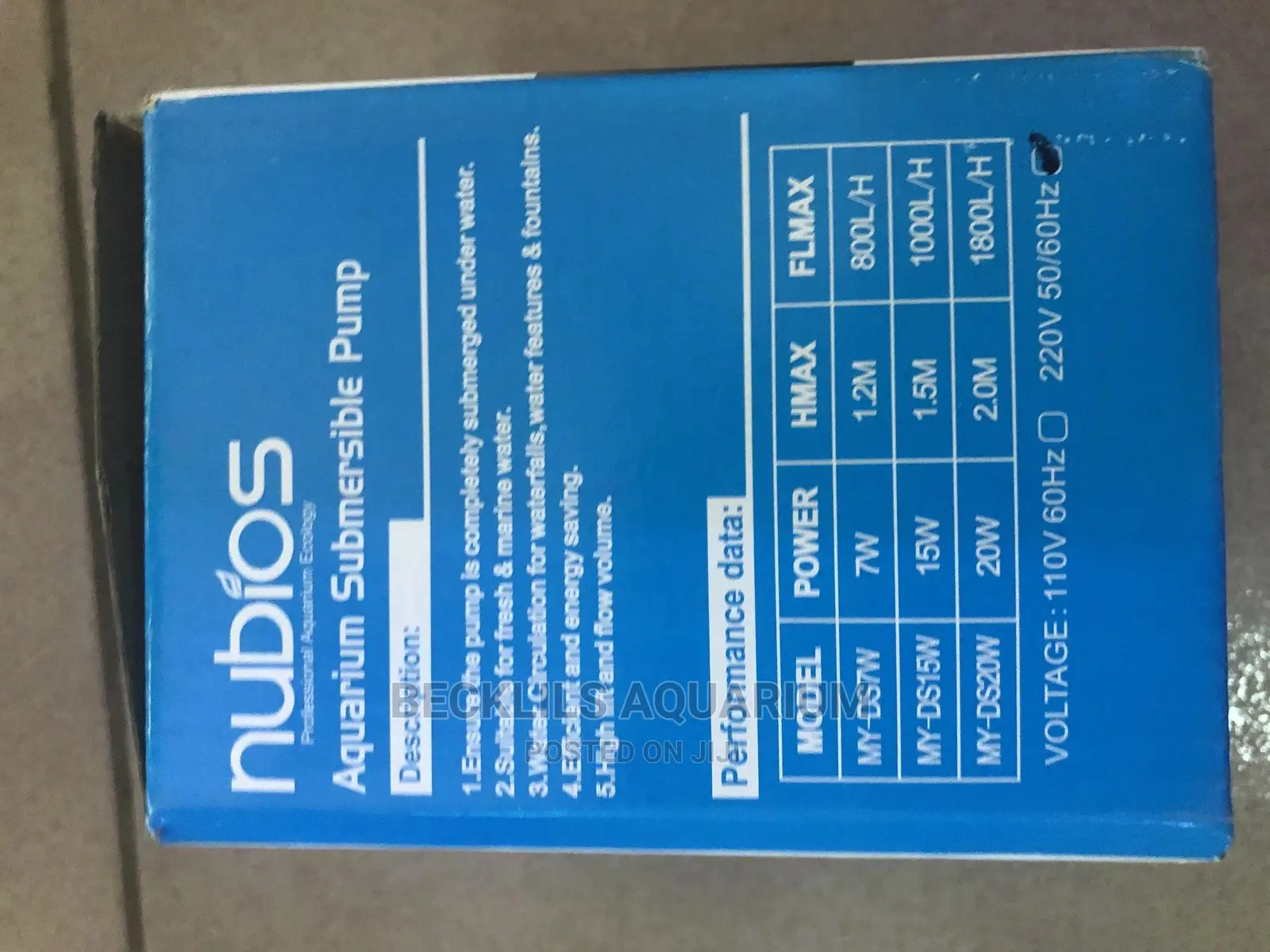 Nubios Submersible Pump