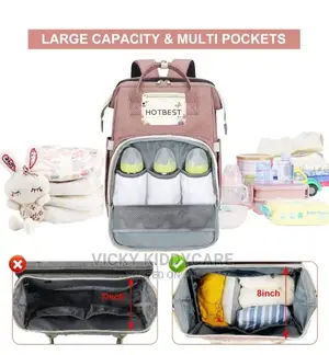 3in 1 Travel Bassinet Foldable Bed Bag