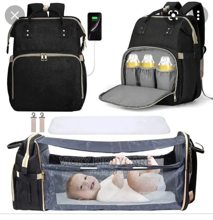 3in 1 Travel Bassinet Foldable Bed Bag