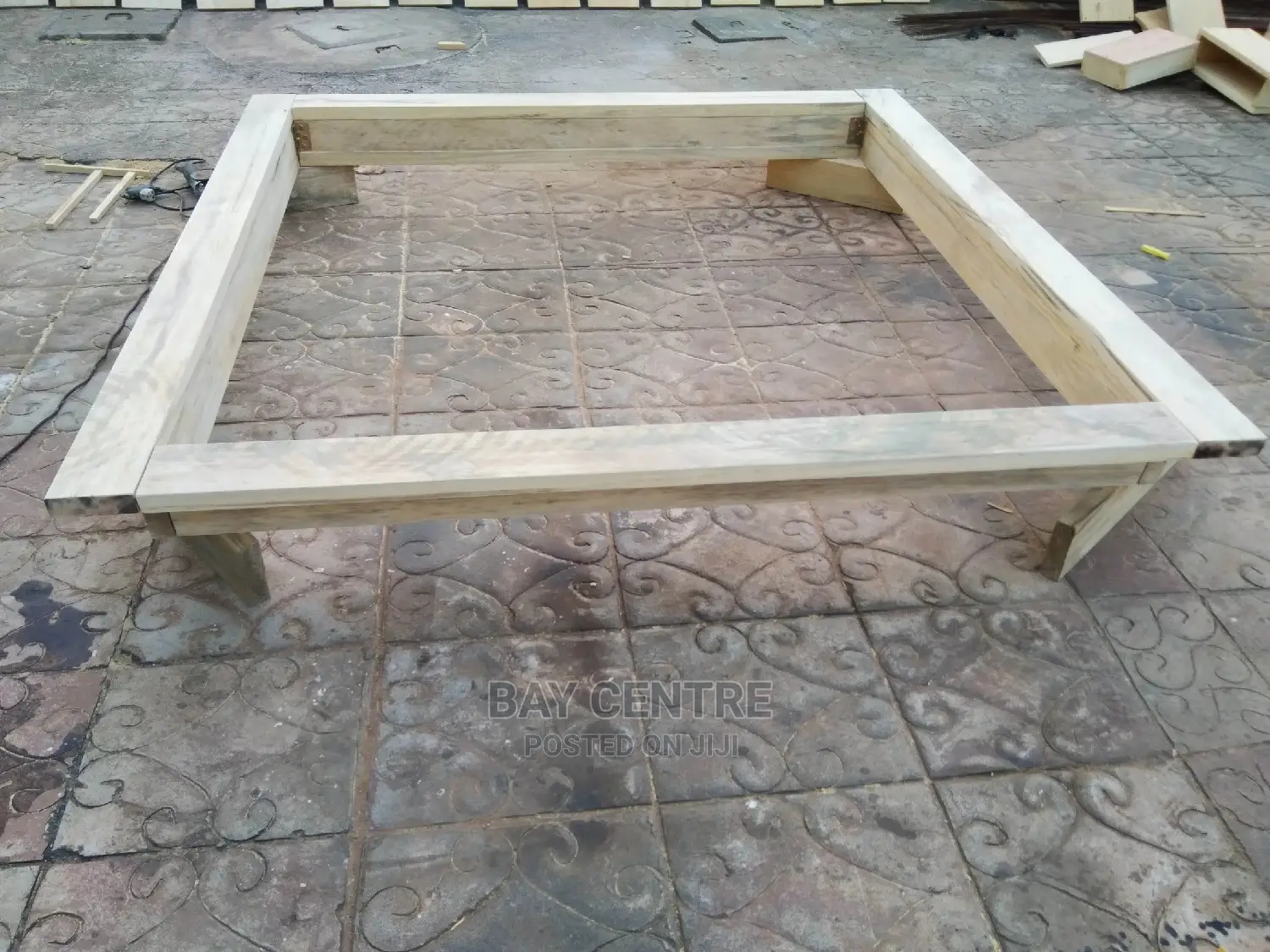 Flat King Size Wooden Bed Frame