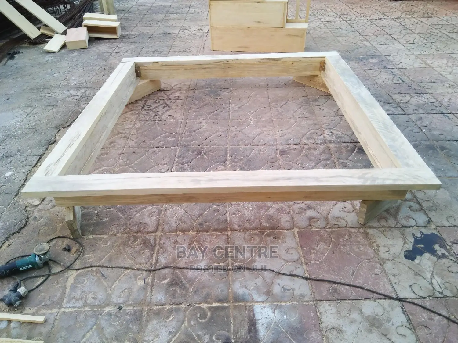 Flat King Size Wooden Bed Frame