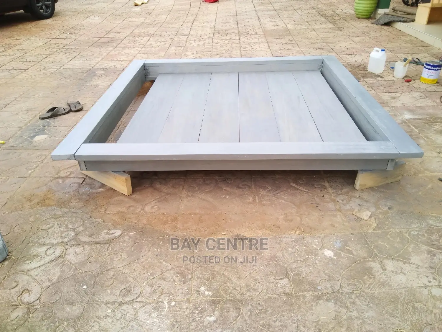 Flat King Size Wooden Bed Frame