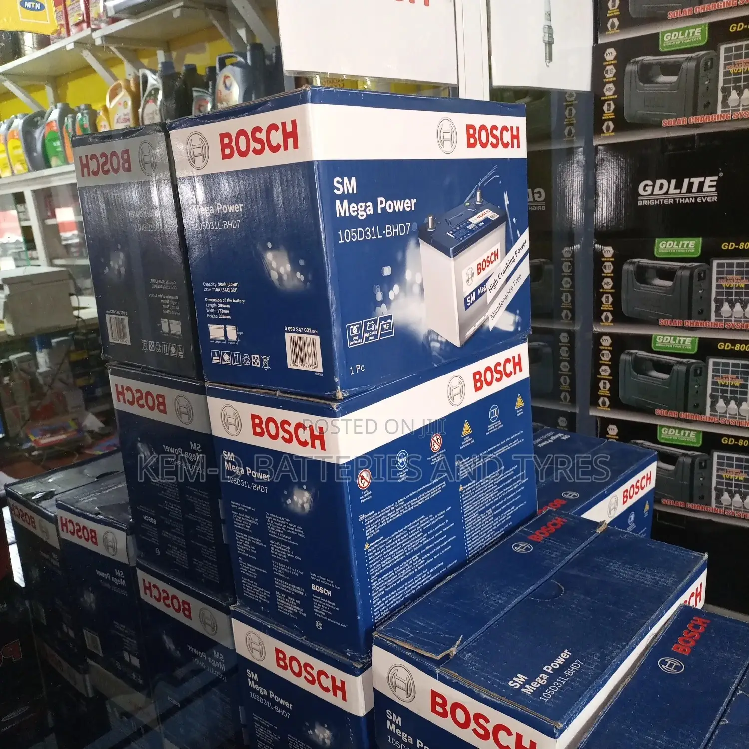 17 Plates Bosch Mega Power + Delivery