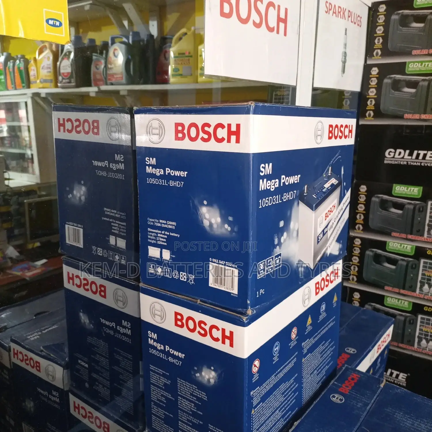 17 Plates Bosch Mega Power + Delivery