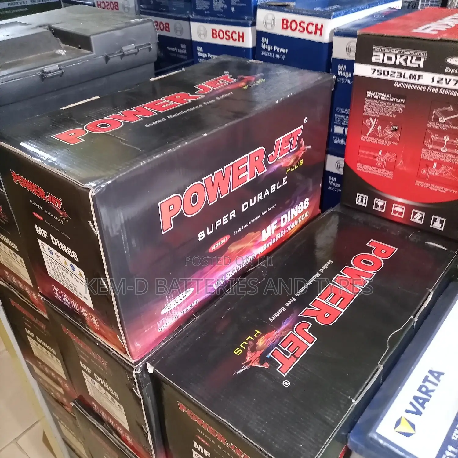 17 Plates Powerjet Battery - Free Delivery