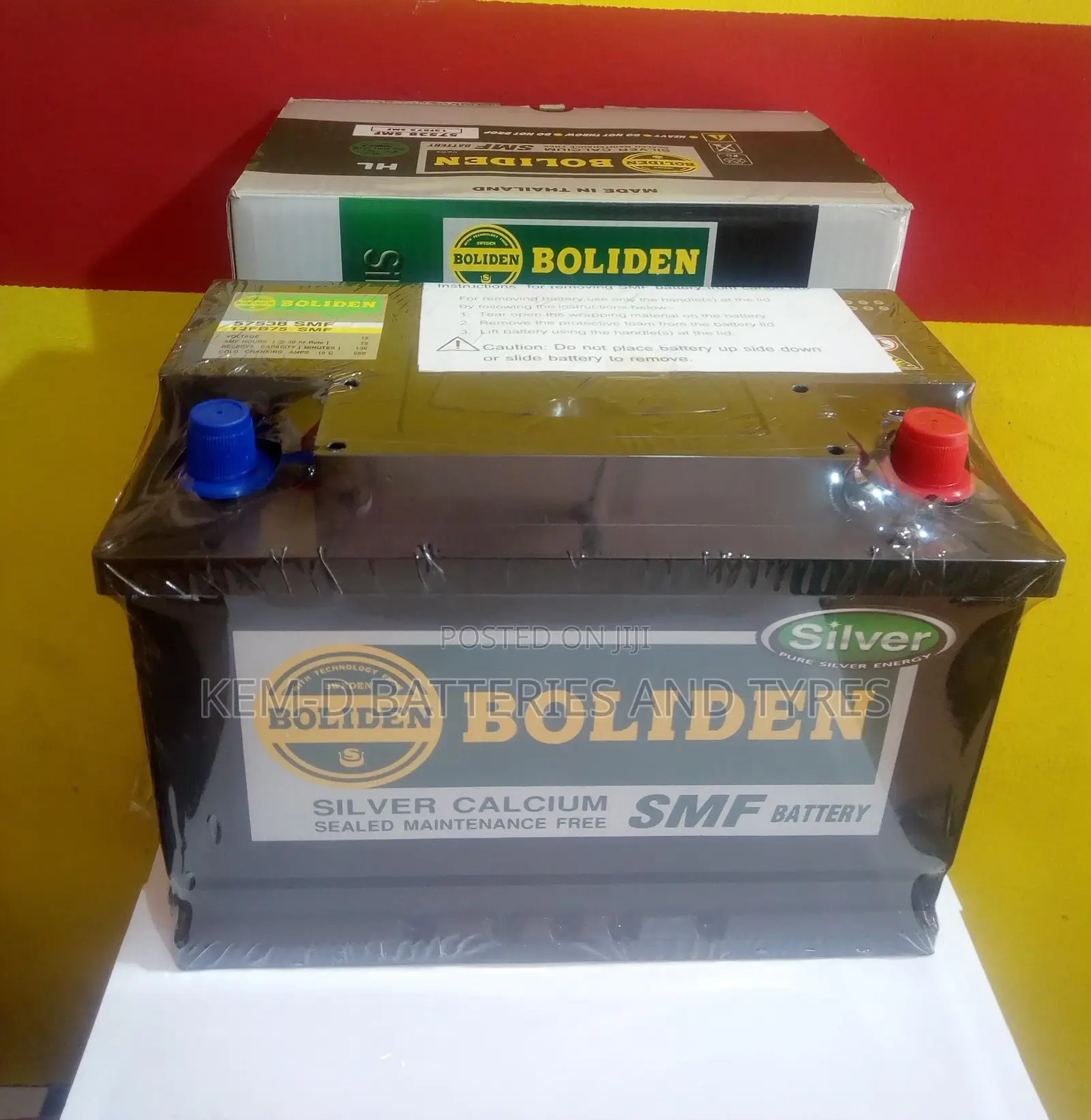 Boliden Car Battery For Elantra Corolla Rio