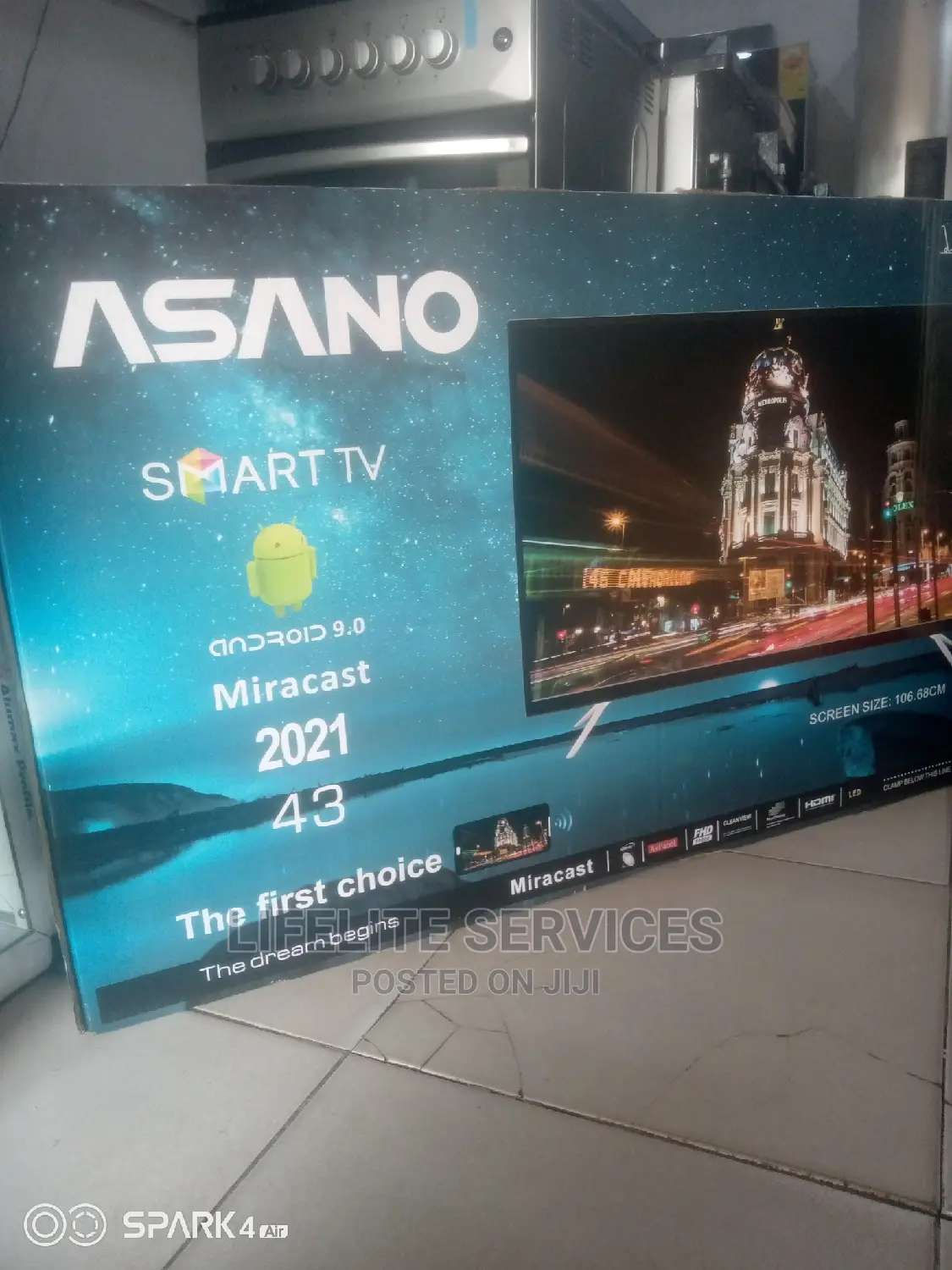 Smart Tv-Asano 43"(Android 9.0)