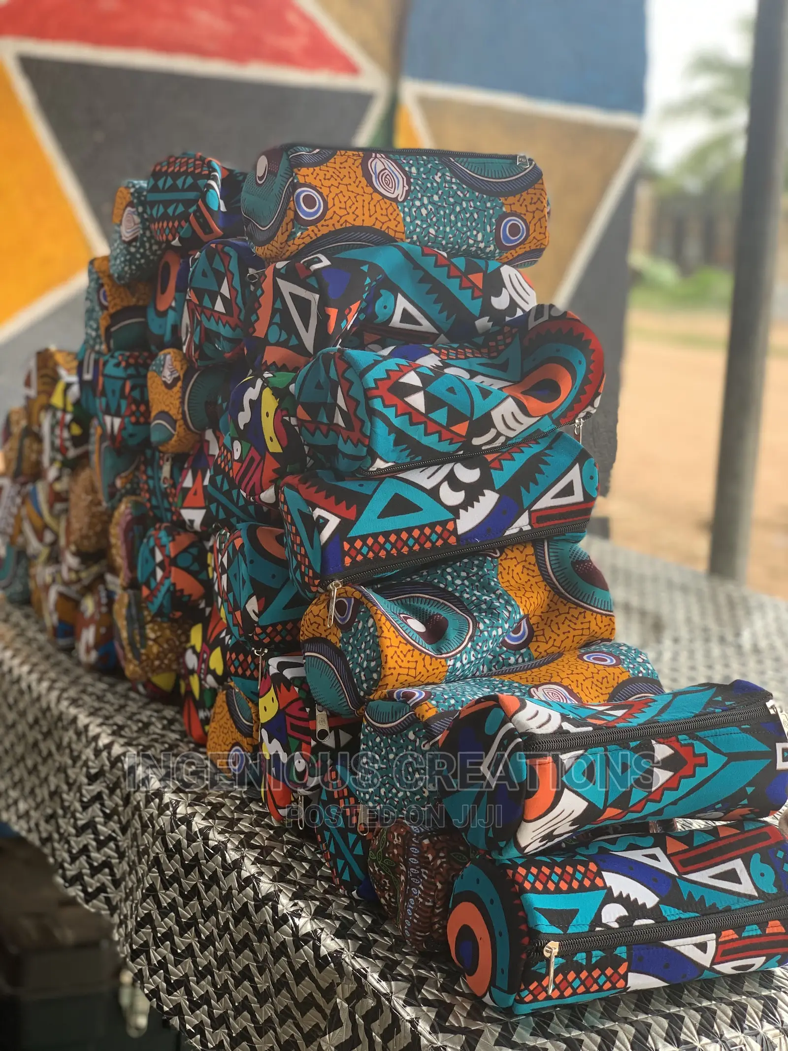 African Print Pencil(Stationary) Cases