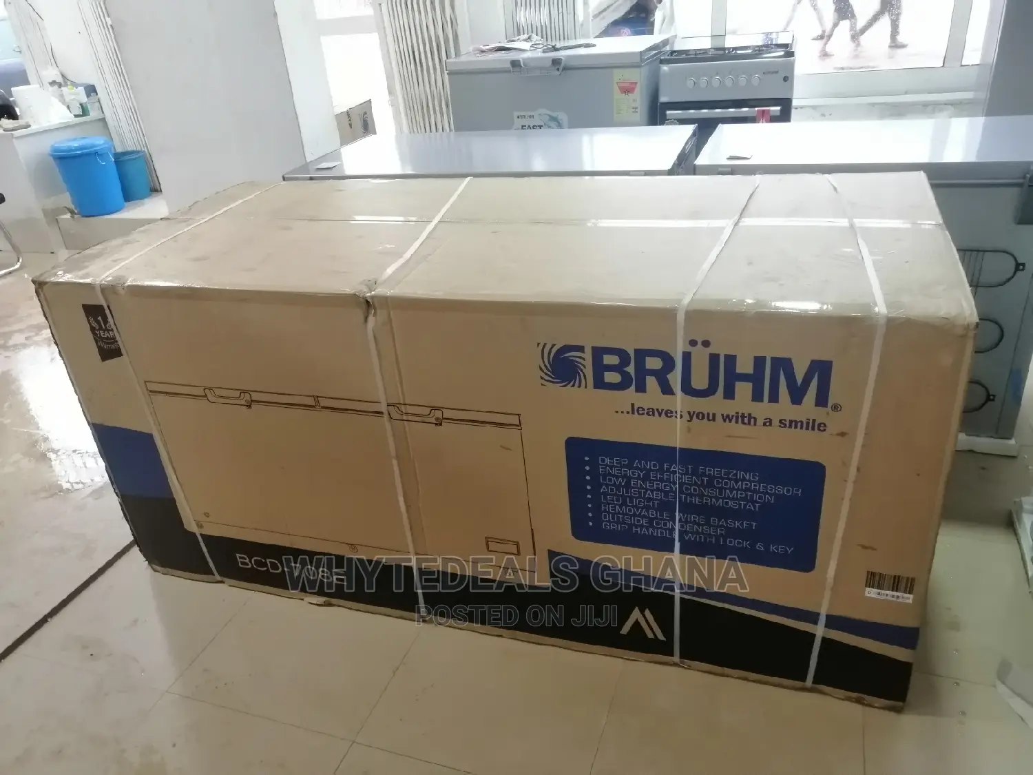 Bruhm 708l Fast Freezing Chest Freezer For Commercial Use