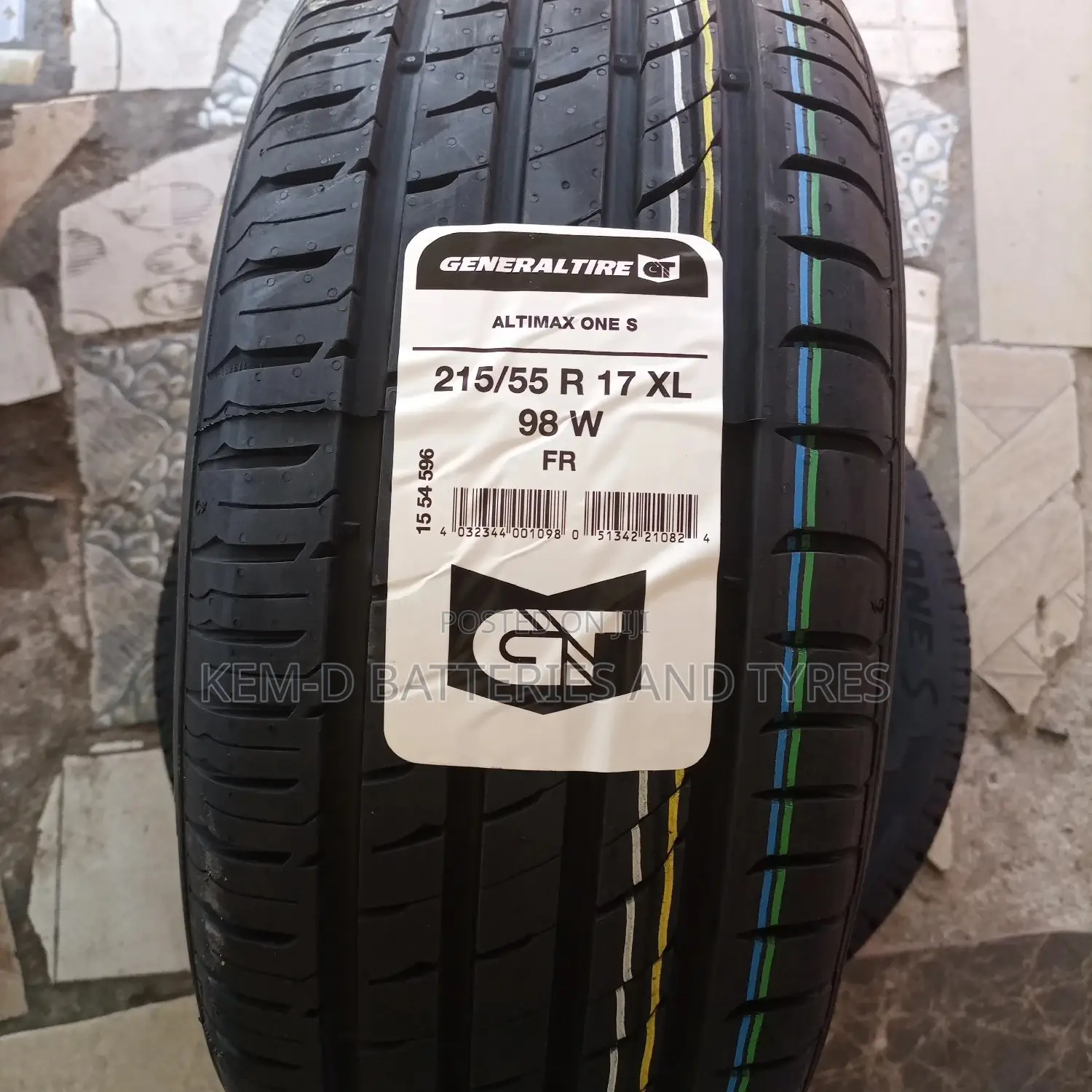 215/55r17 General Tyres Tires Altimax - We Fix or Deliver