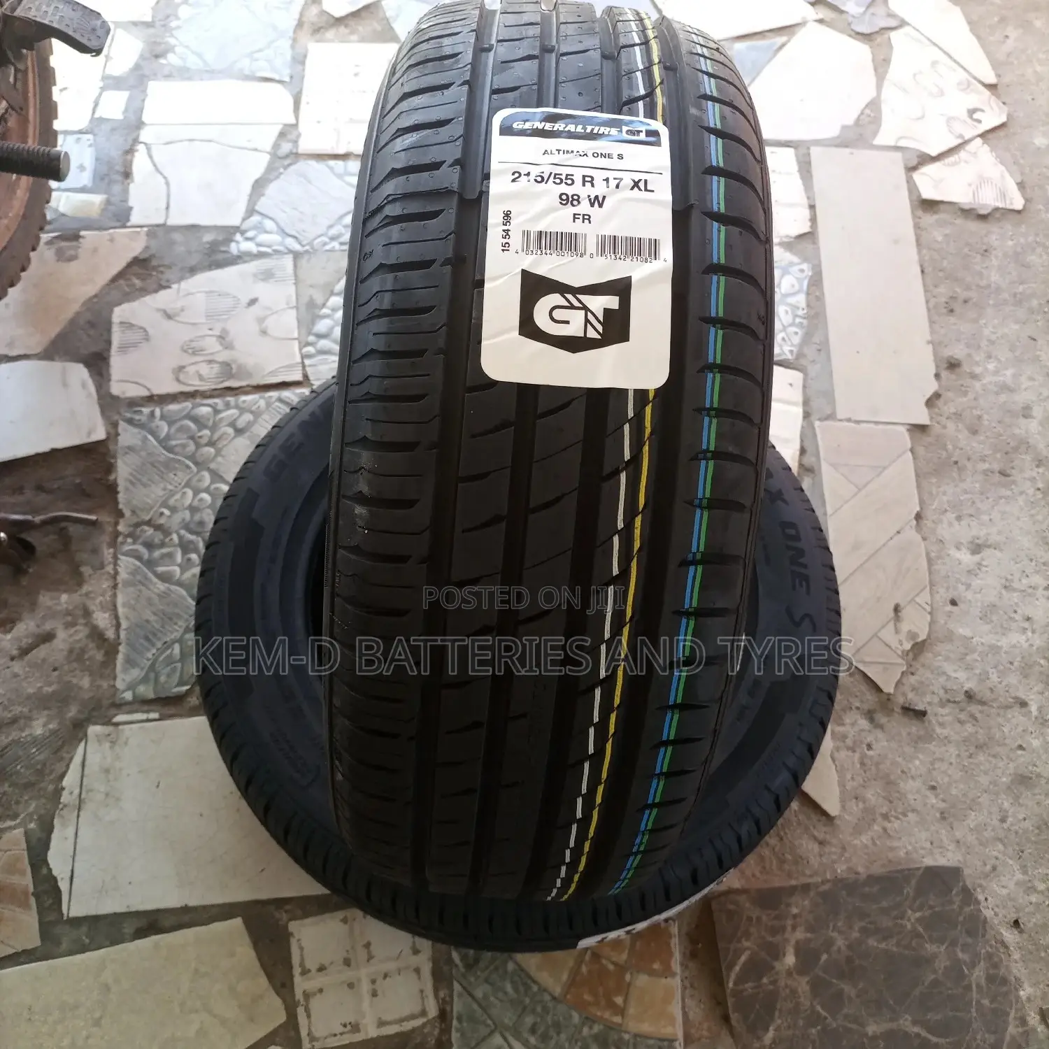 215/55r17 General Tyres Tires Altimax - We Fix or Deliver