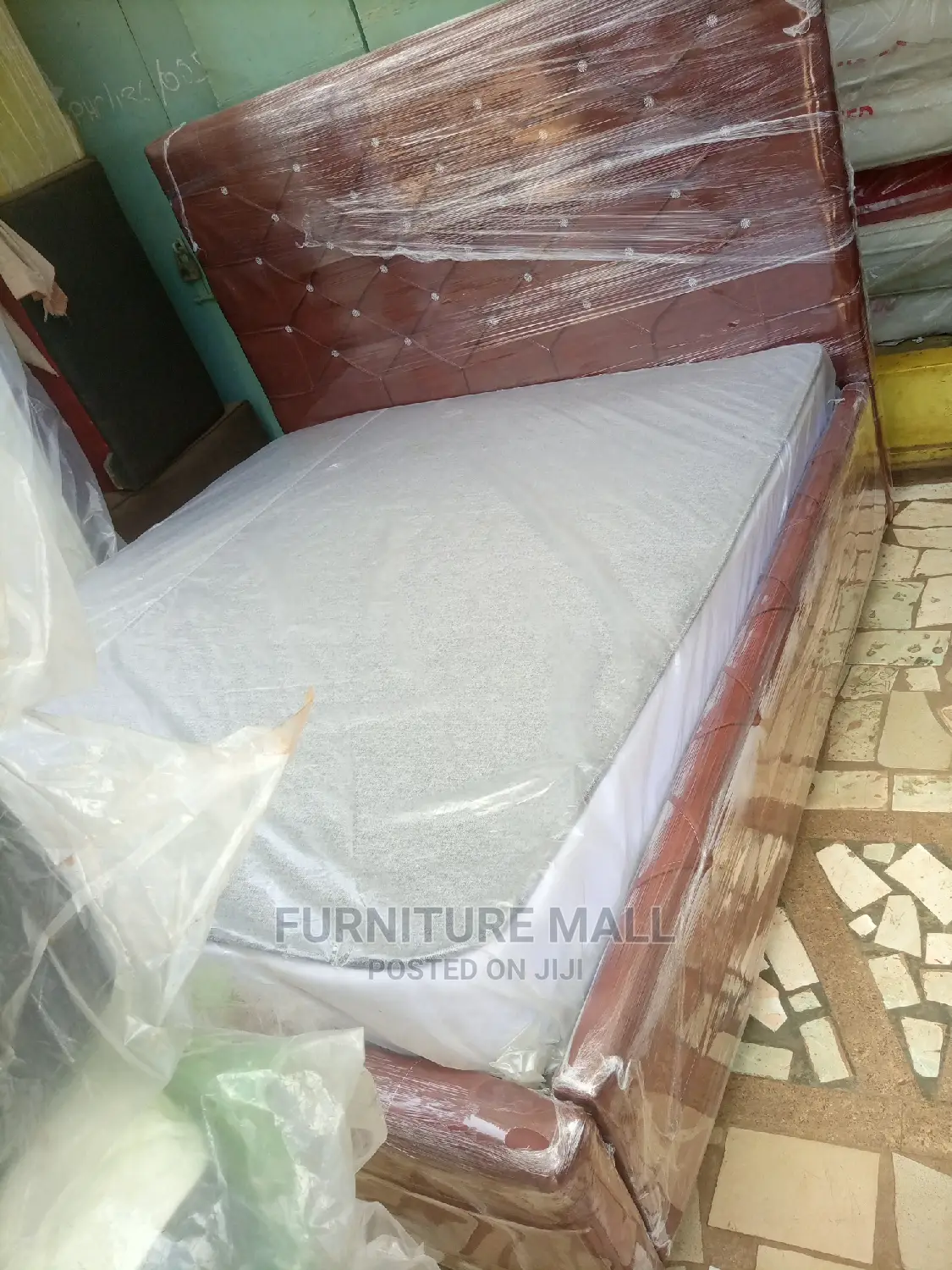 Classic Kingsize Bed With Matress . Free Delivery