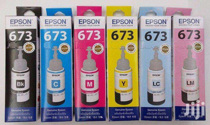 Epson T673 (6) Colour Series Refill Ink.