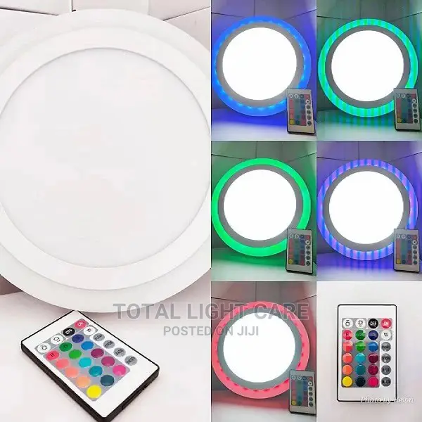 24w 7 Colours Surface Panel Light