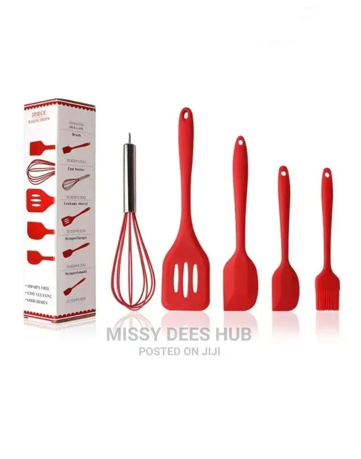 5pcs/Set Silicone Kitchen Set