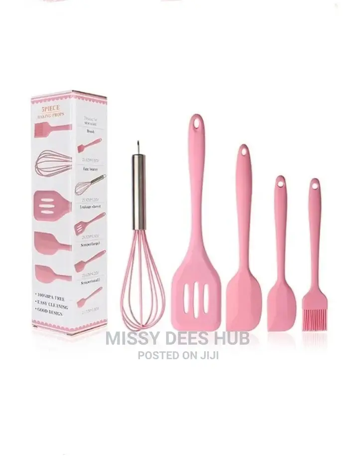 5pcs/Set Silicone Kitchen Set