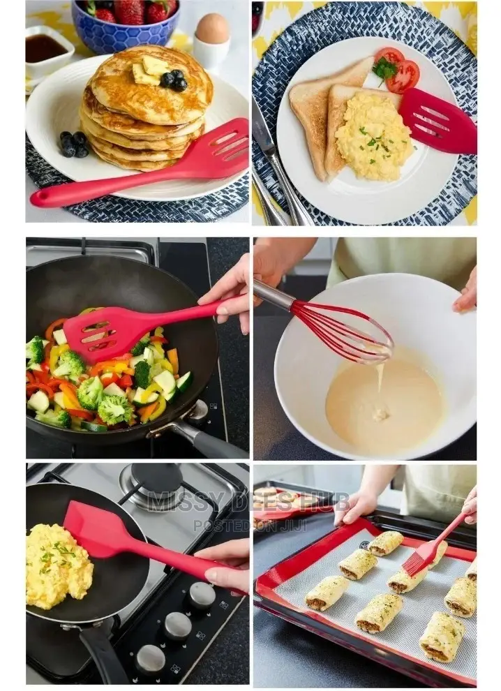 5pcs/Set Silicone Kitchen Set