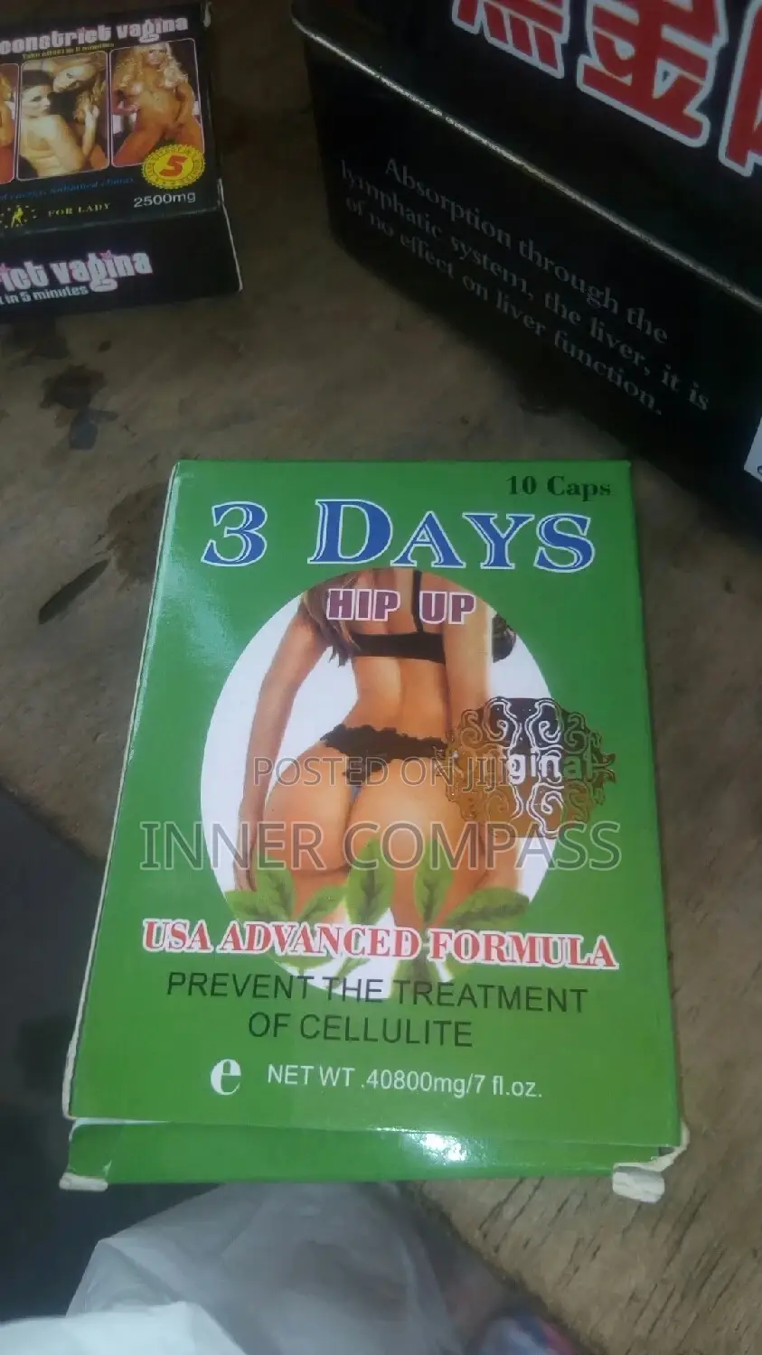 3 Days Hip Up Capsules (4 Pack) - For Bigger Butts
