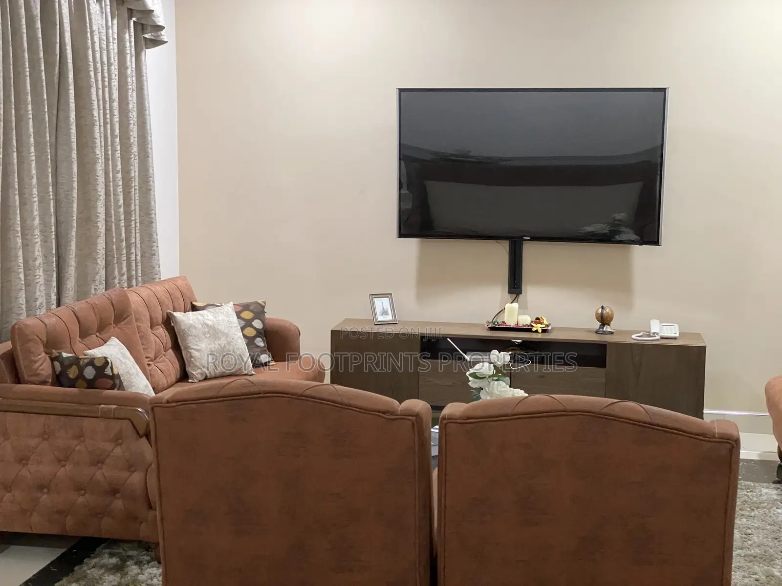 Furnished 3bdrm Apartment in Adenta for Rent