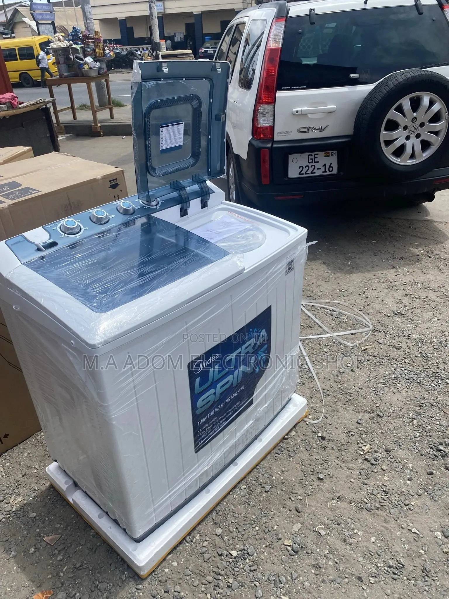 Energy Efficient 12 Kg Midea Twin Tub Semi Automatic Washing