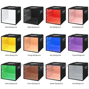 40cmm Photo Studio Light Box With 12 Color Backdrops