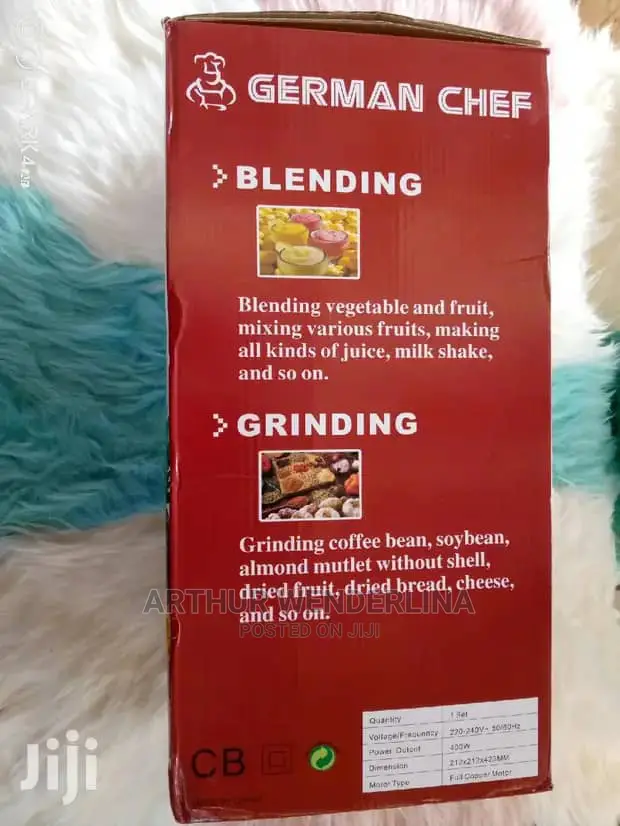 German Blender 550W Unbreakable Jar