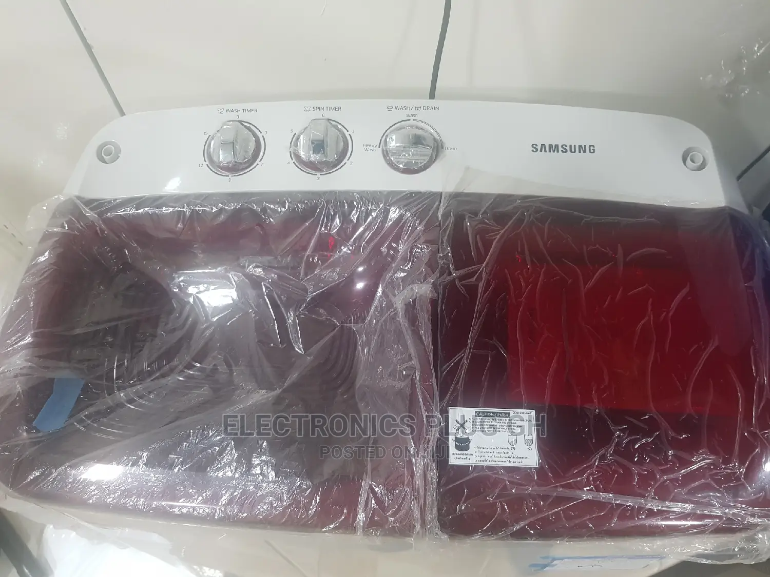 Samsung 6kg Twin Top Semi Automatic Washing Machine