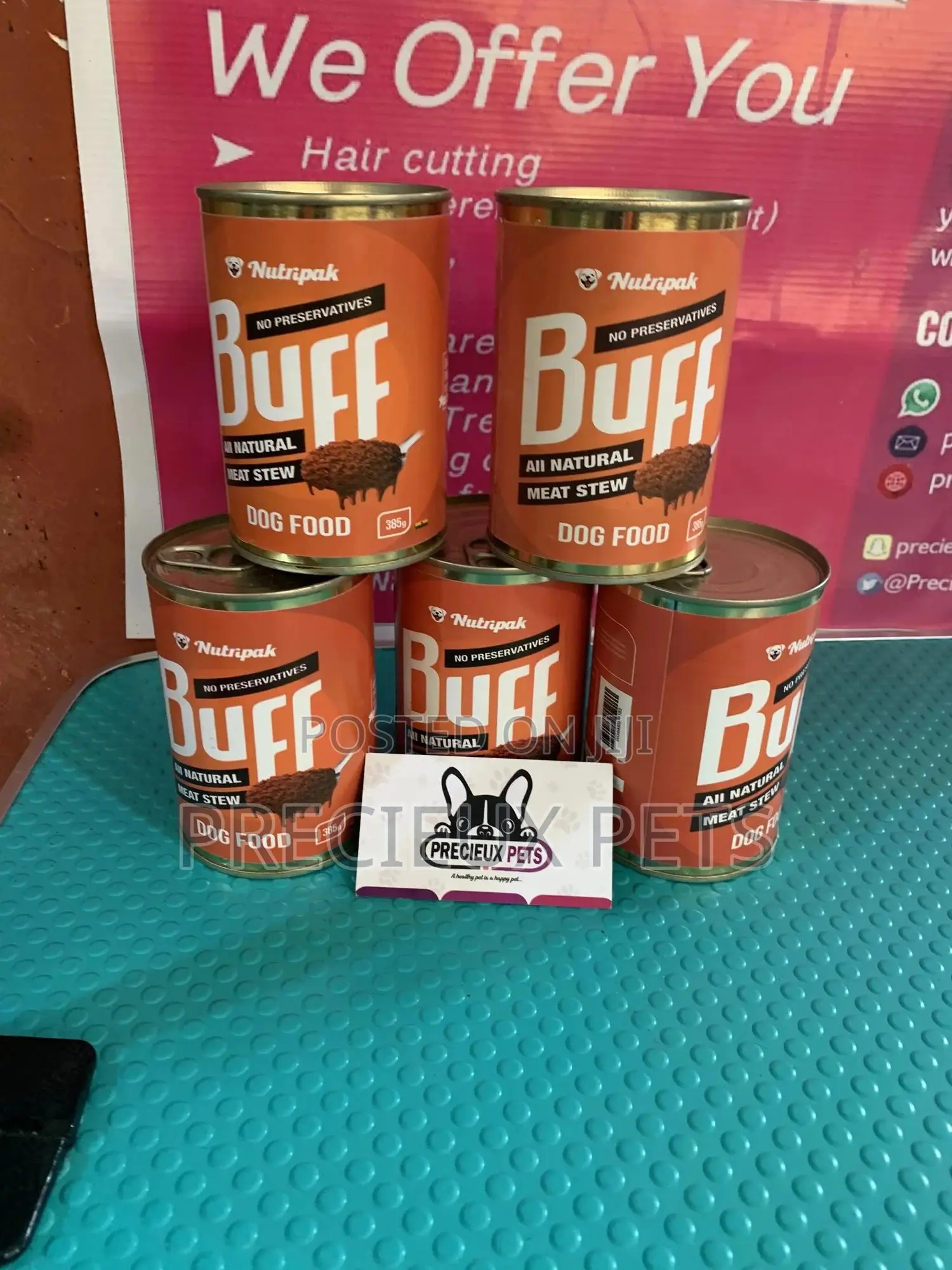 Buff Meat Stew Can Food