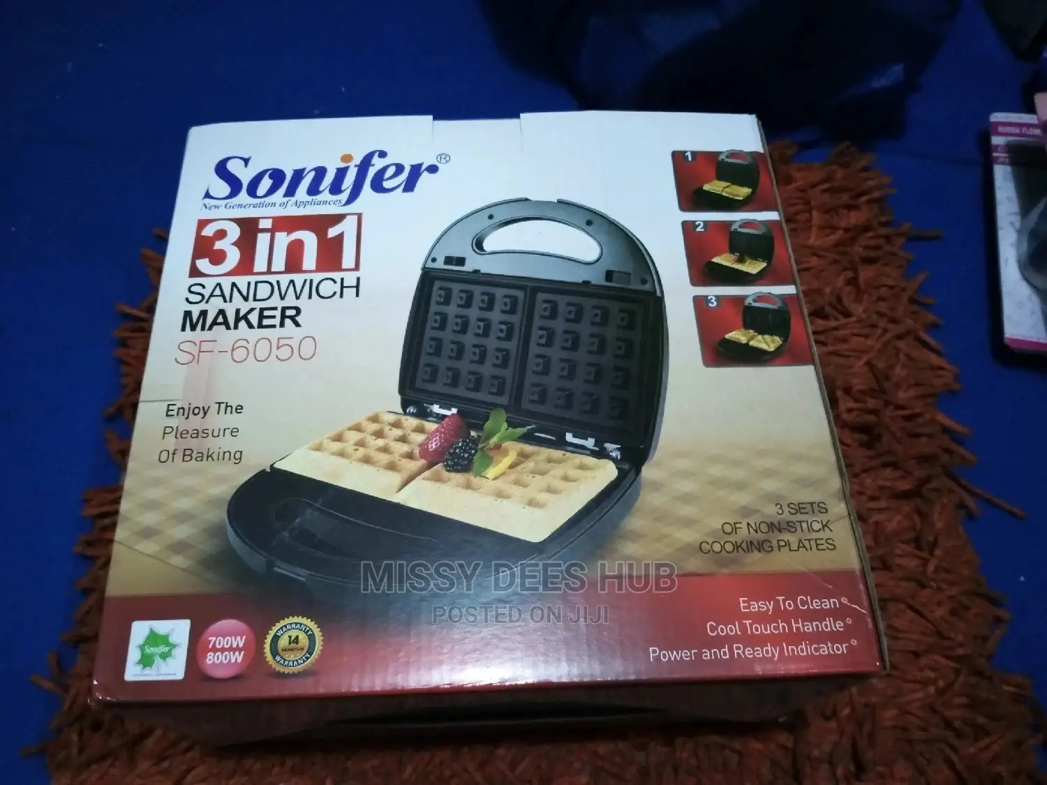 3-in-1 Sonifer Sandwich Maker