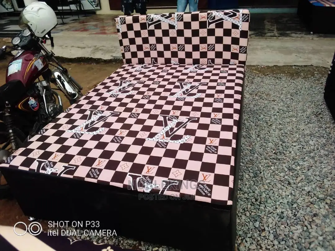 Double Bed With Mattress Inbuilt CMPLT