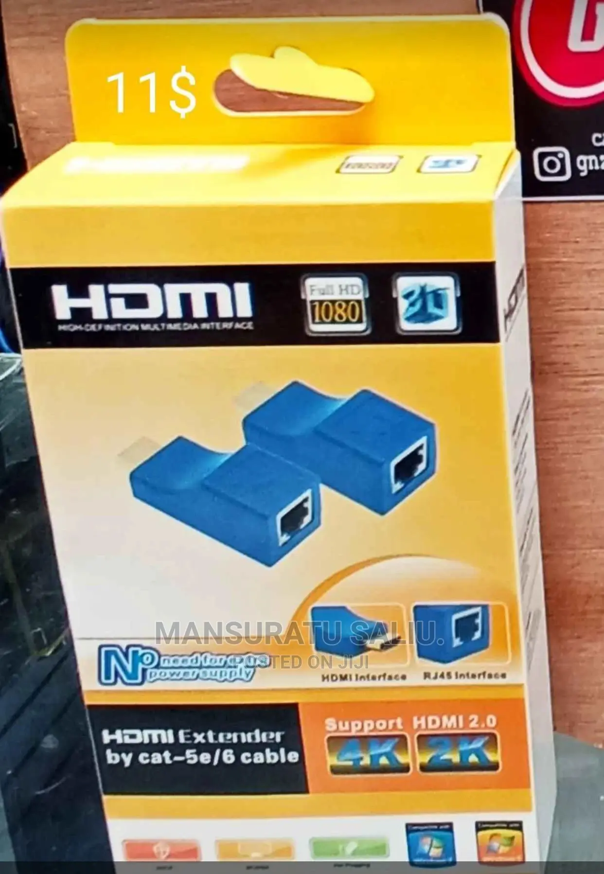 HDMI Extender by Cat6