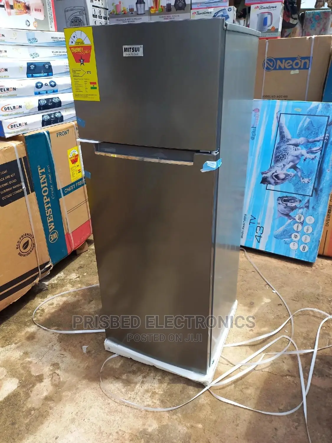 Mitsui Double Door Fridge 212 Litres