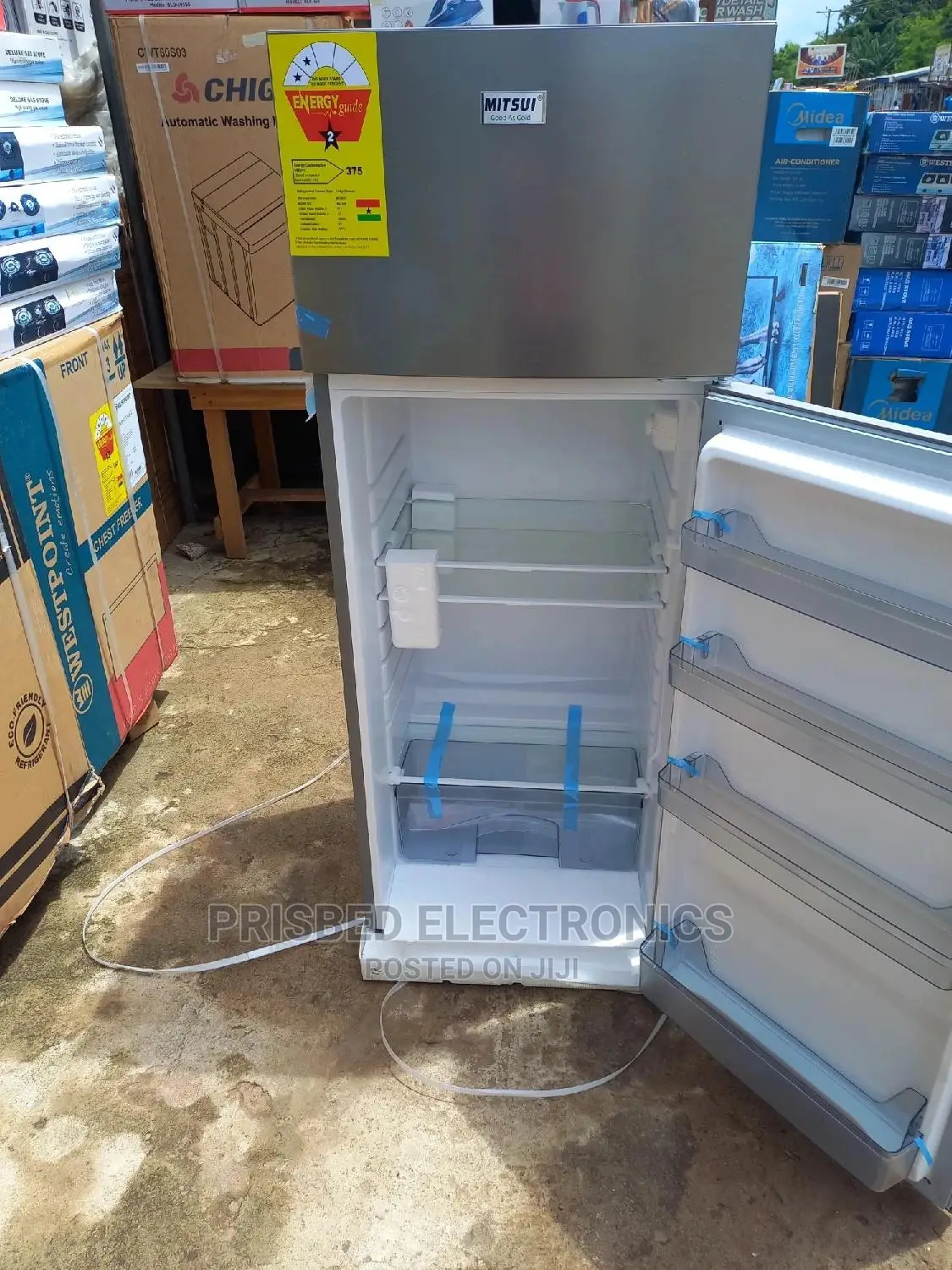 Mitsui Double Door Fridge 212 Litres