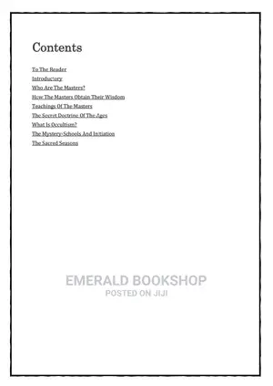 The Masters and the Path of Occultism PDF